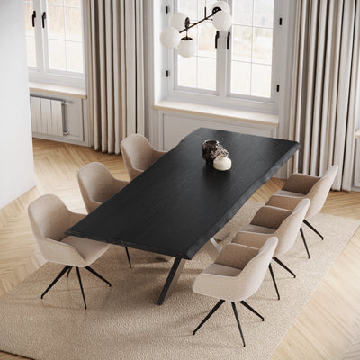 Zwarte Eettafel