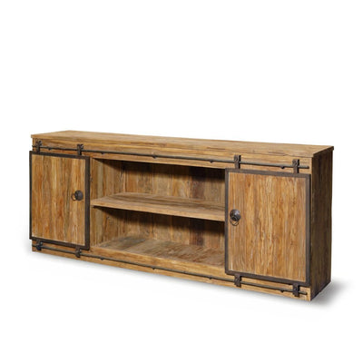 hardhout dressoir met schuifdeuren