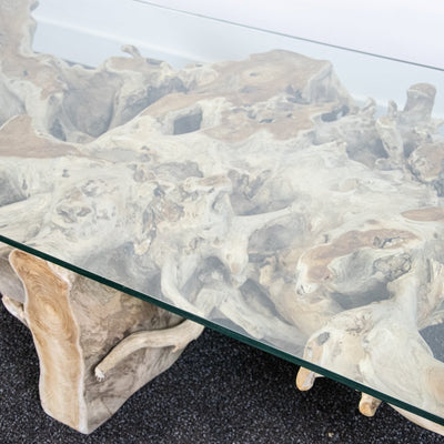 Salontafel van glas