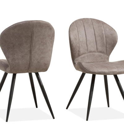 eetkamerstoelen met afgeronde rugzitting