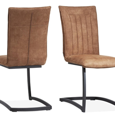 bruine luxe eetkamerstoelen