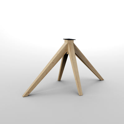 Aeris tafelonderstel van eikenhout