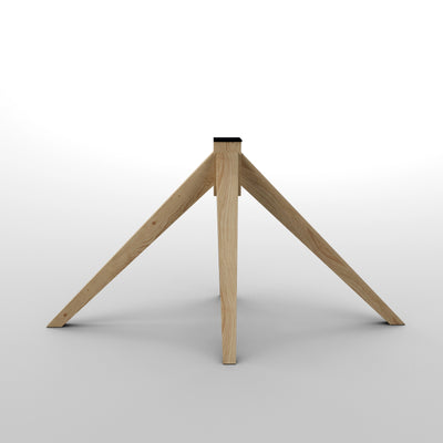 Aeris tafelonderstel van eikenhout