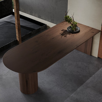 Boogvormige Eettafel 