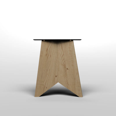 Butterfly tafelpoten van eikenhout (set)