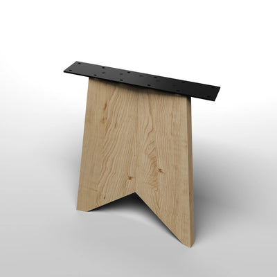 Butterfly tafelpoten van eikenhout (set) (A)