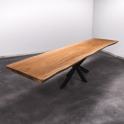 Boomstam Eettafel Sipo  - 275 x 90 x 7 cm