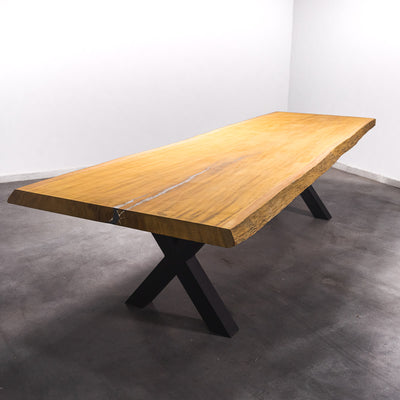 Boomstam Eettafel Bilinga  - 330 x 110 x 7 cm