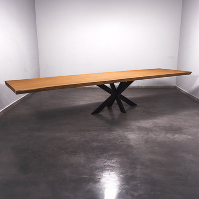 Boomstam Eettafel Sipo  - 420 x 110 x 7 cm