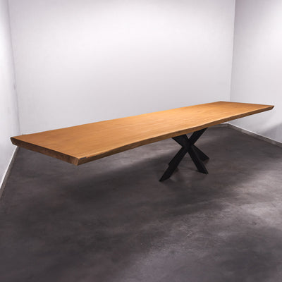Boomstam Eettafel Sipo  - 420 x 110 x 7 cm