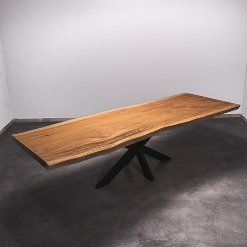 Boomstam Eettafel Sipo  - 300 x 105 x 7 cm