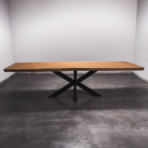Boomstam Eettafel Sipo  - 300 x 105 x 7 cm