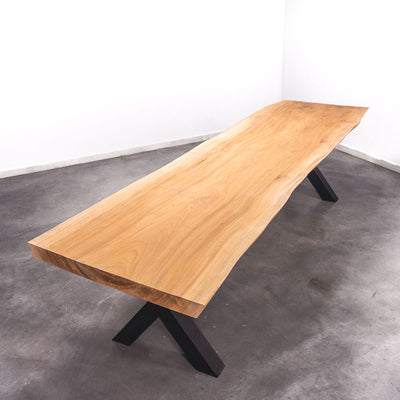 Boomstam Eettafel Sipo  - 340 x 85 x 7 cm
