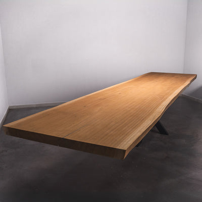 Boomstam Eettafel Sipo  - 470 x 110 x 7 cm