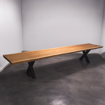 Boomstam Eettafel Sipo  - 470 x 100 x 7 cm