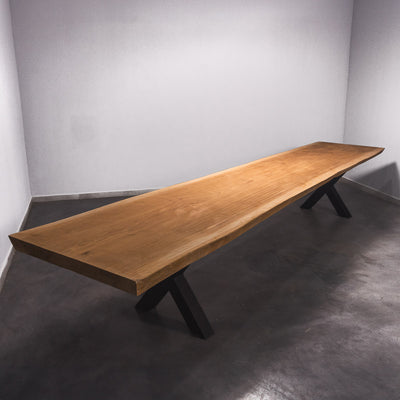 Boomstam Eettafel Sipo  - 470 x 100 x 7 cm