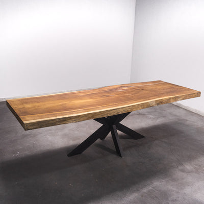 Boomstam Eettafel Iroko  - 260 x 80 x 7 cm