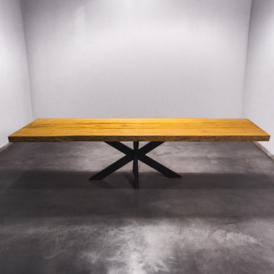 Boomstam Eettafel Bilinga  - 300 x 90 x 7 cm