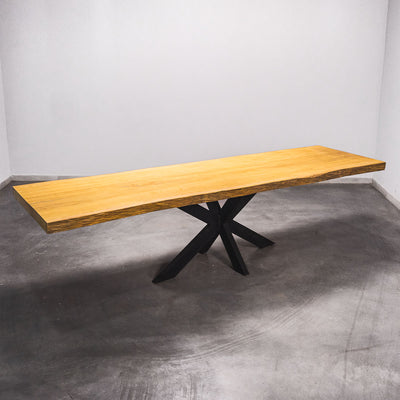 Boomstam Eettafel Bilinga  - 300 x 90 x 7 cm