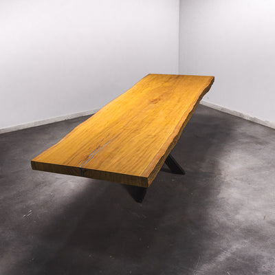 Boomstam Eettafel Bilinga  - 300 x 95 x 7 cm