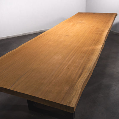 Boomstam Eettafel Sipo  - 430 x 125 x 7 cm