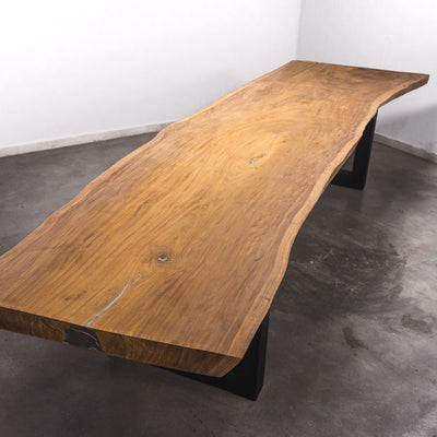 Boomstam Eettafel Tali  - 390 x 110 x 7 cm