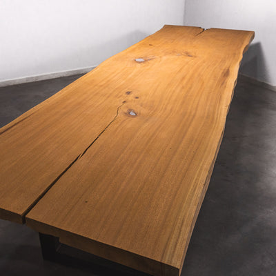 Boomstam Eettafel Sipo  - 430 x 120 x 7 cm