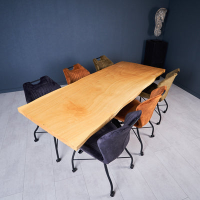 Boomstamtafel Avodiré - 220 x 88 x 5,5 cm