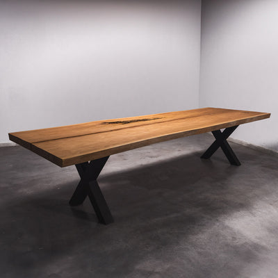 Boomstam Eettafel Sipo  - 350 x 110 x 7 cm