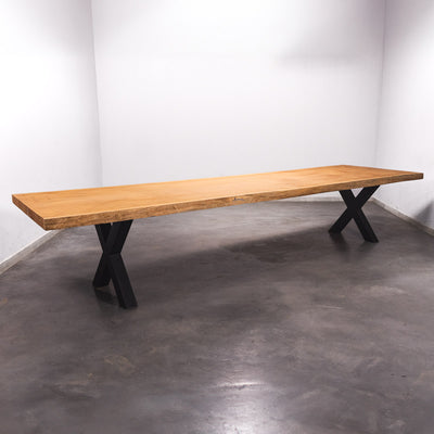 Boomstam Eettafel Sipo  - 435 x 120 x 7 cm