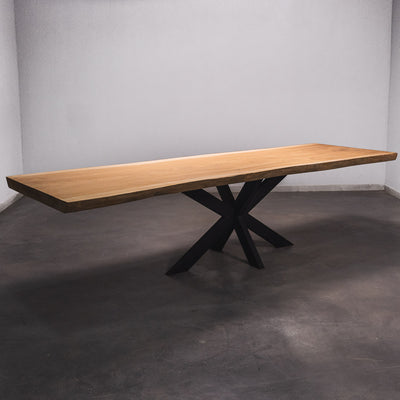 Boomstam Eettafel Sipo  - 310 x 100 x 7 cm