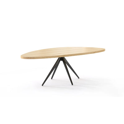 Organische eettafel „Pure“ van massief eikenhout