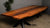 diverse hardhout salontafels in unieke vormen