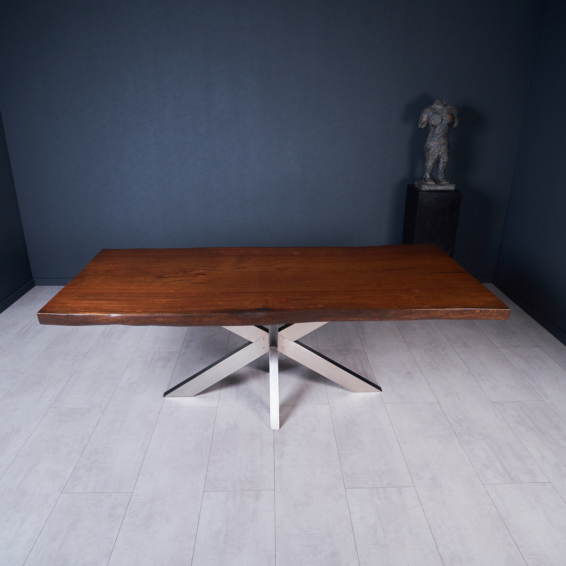 Boomstamtafel Basralocus hout 220 x 98 CM – Zaza Woods NL