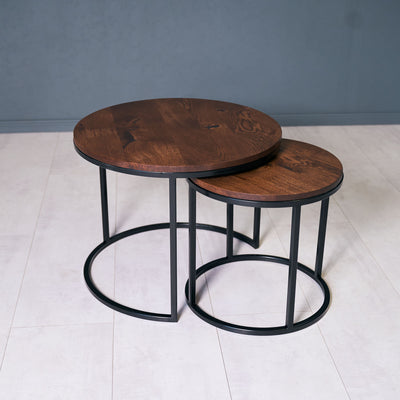 ronde salontafel Diameter: 70cm en 50cm