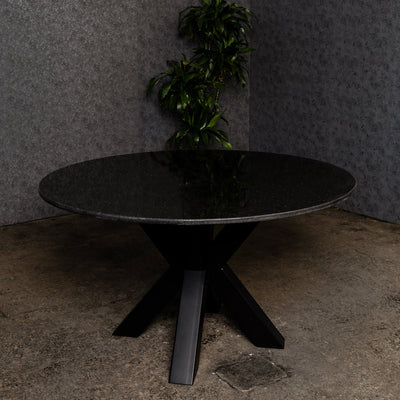 Ronde eettafel uit Graniet in 3 maten