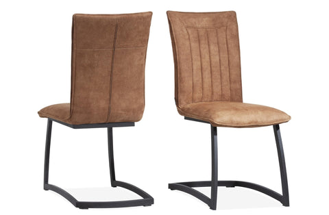 bruine luxe eetkamerstoelen